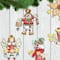 Crystal Art Christmas Tree Toy Plastic Canvas Counted Cross Stitch Kit Set Of Pictures Christmas Toys
